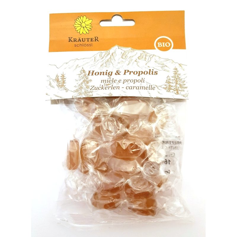 Caramelle con miele e propoli 75g IT BIO 007