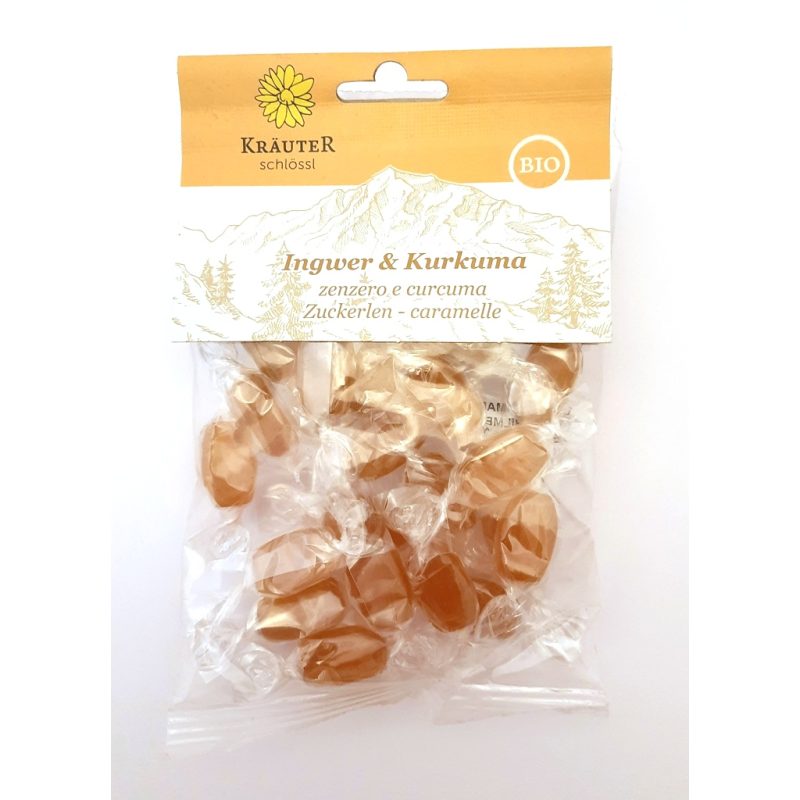 Ingwer - Kurkuma Zuckerlen 75g IT BIO 007