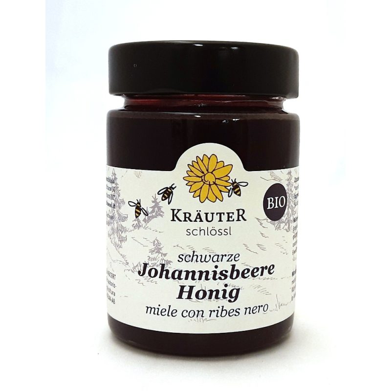 Schwarze Johannisbeer Honig 240g IT Bio 013