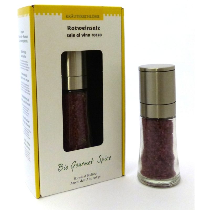 Mühle mit Rotweinsalz 75g IT Bio 013