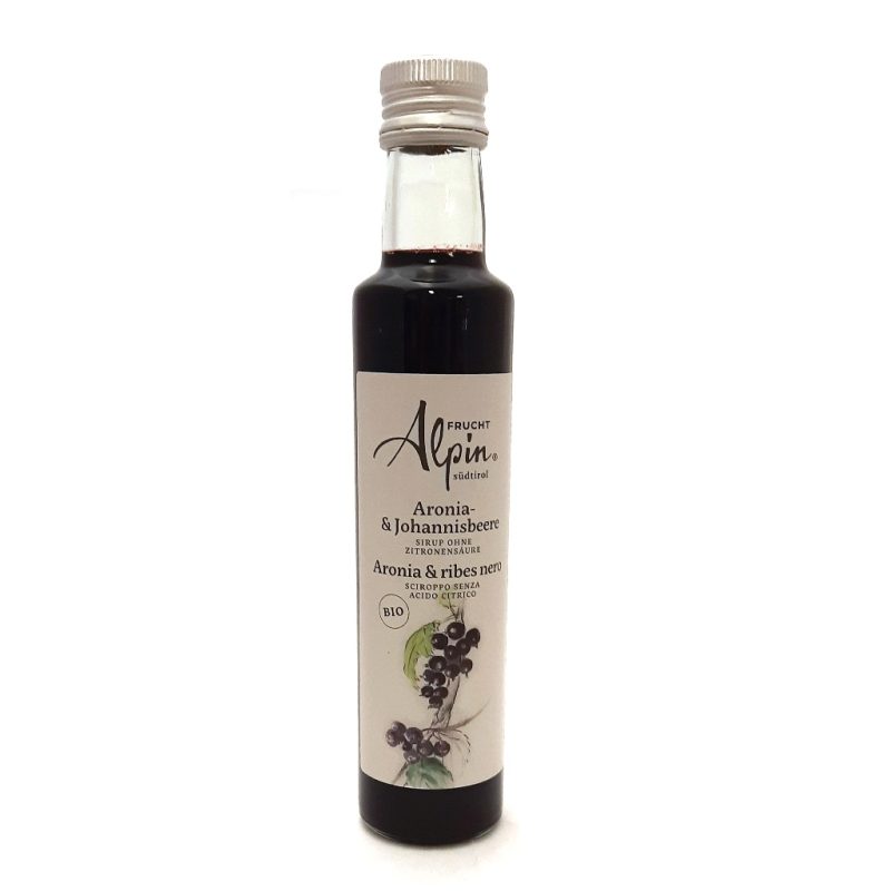 sciroppo di bacche di aronia e ribes nero 250ml IT BIO 013