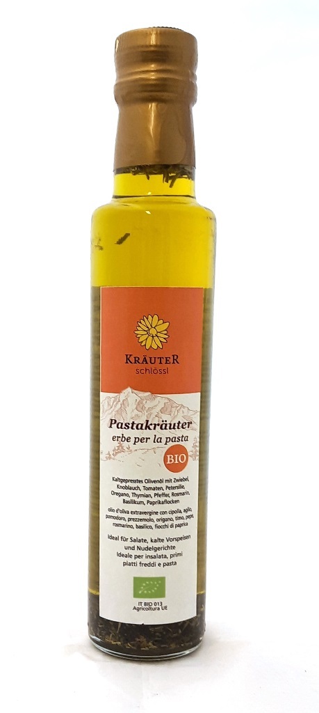 Olio d'oliva con erbe per pasta 250ml IT BIO 007