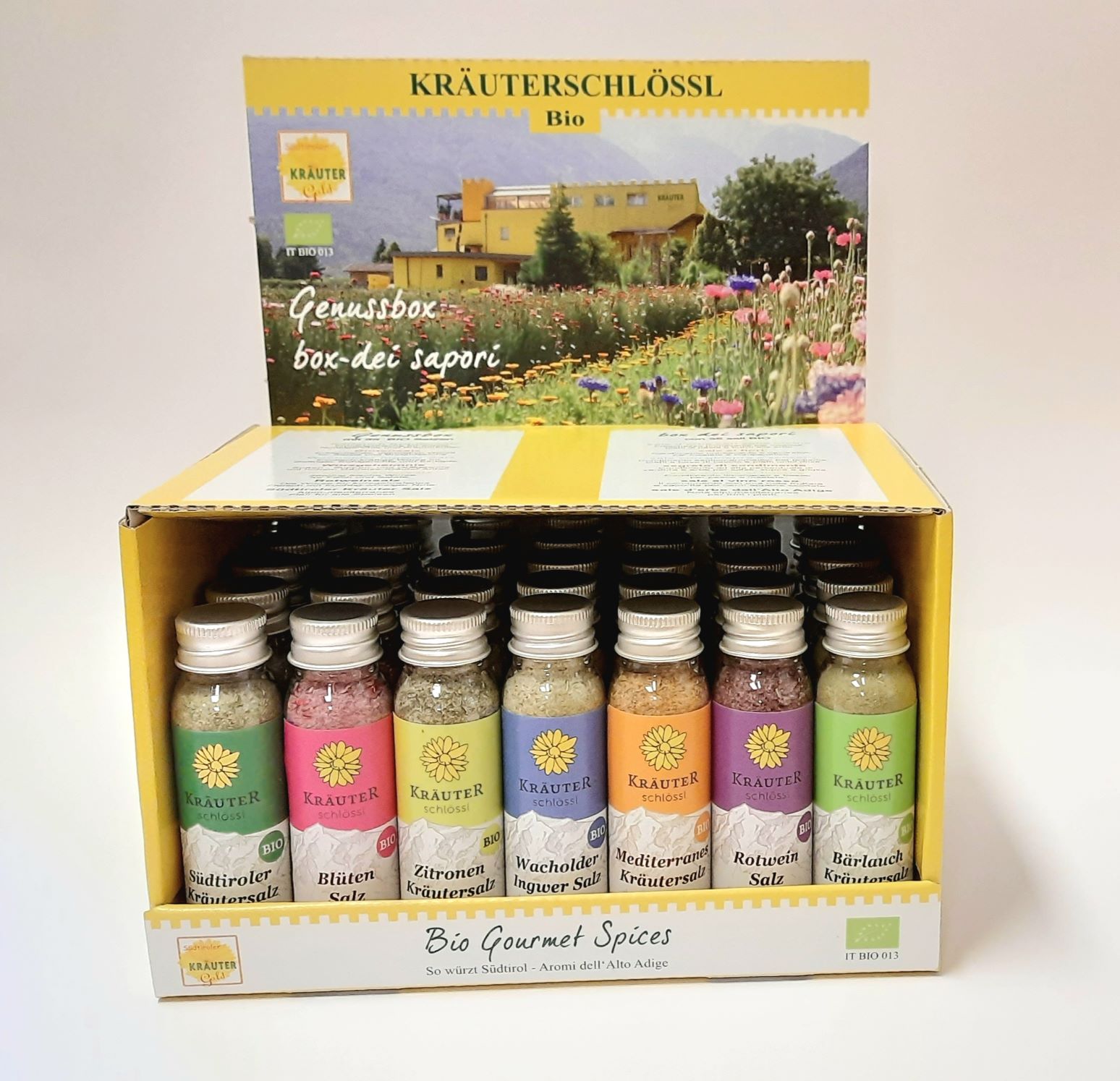 Genussbox mit 35 Salzen IT BIO 013