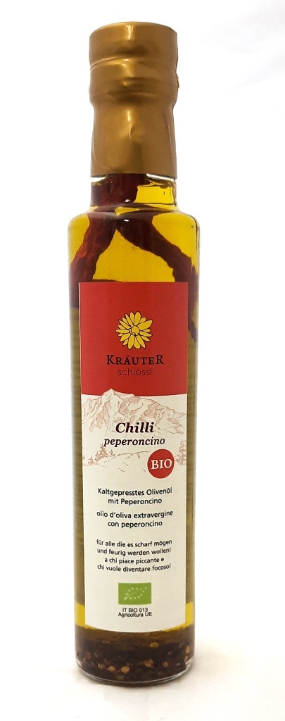 scharfes Olivenöl 250ml IT BIO 007