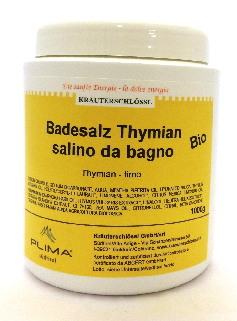 Sale da bagno al timo EcoBio