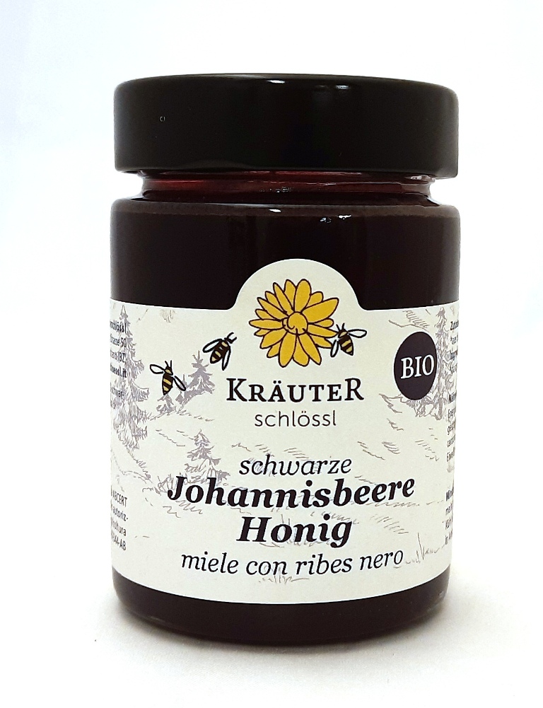Schwarze Johannisbeer Honig 240g IT Bio 013