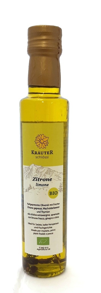 zitroniges Olivenöl 250ml IT BIO 007