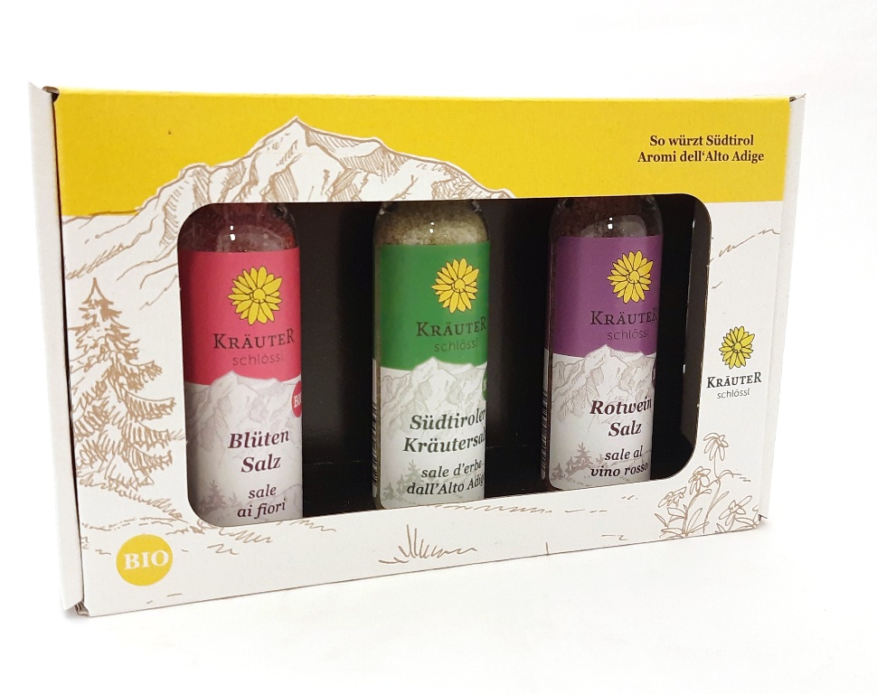 Geschenkset mit 3 verschiedenen Salzen a je 40g IT Bio 013 - Bild 2